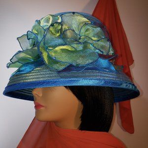 Whithall & Shon Vintage Hat with soft iridescent touchs